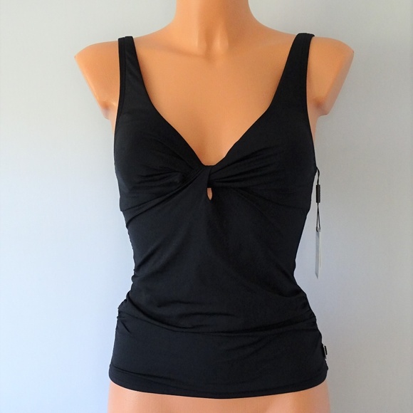 Calvin Klein Swim Calvin Klein Nwt Black Twist Tankini Top Poshmark